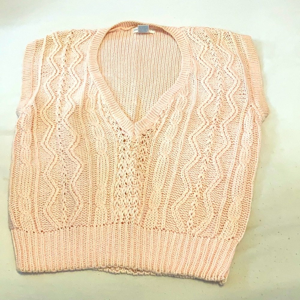 Jamie Scott vintage women’s sweater. Pink.